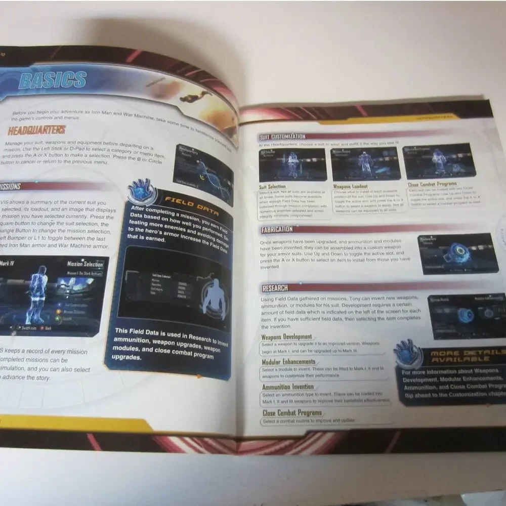 Iron Man 2 BradyGames Official Strategy Guide Marvel Sega Xbox 360 PS3